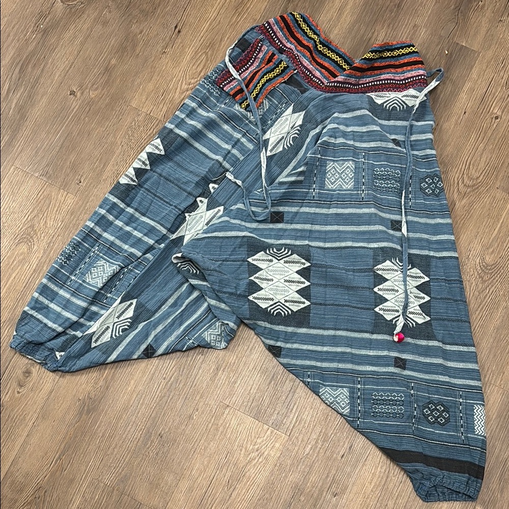 Colorful Patterned Harem Pants